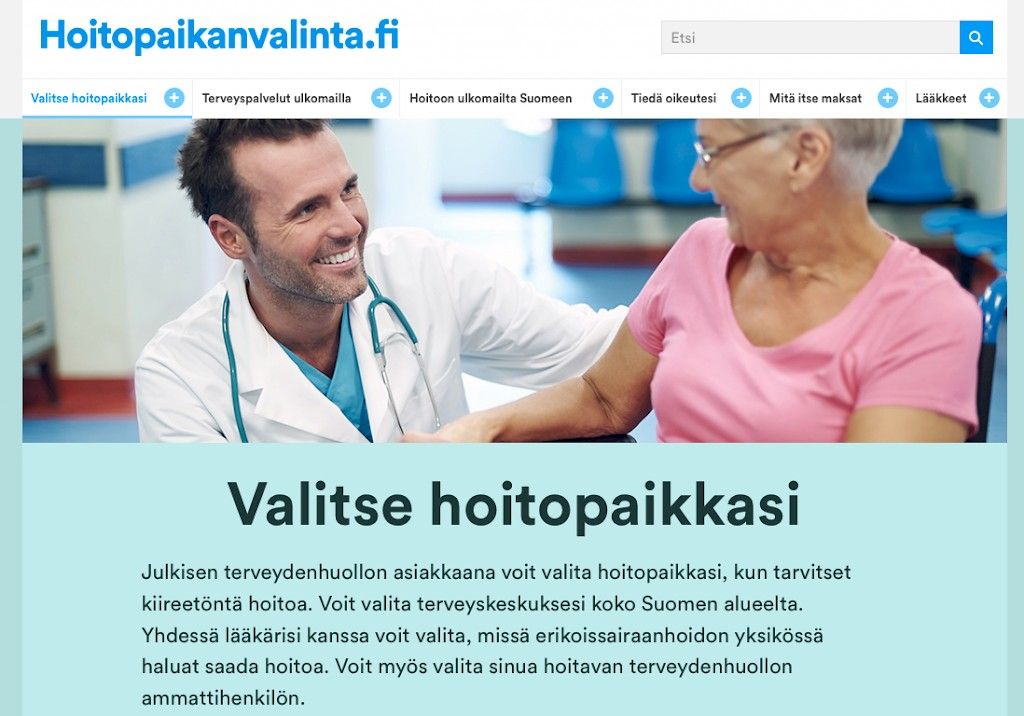 Verkkopalvelu kertoo eri kielillä potilaan oikeuksista käyttää terveyspalveluja