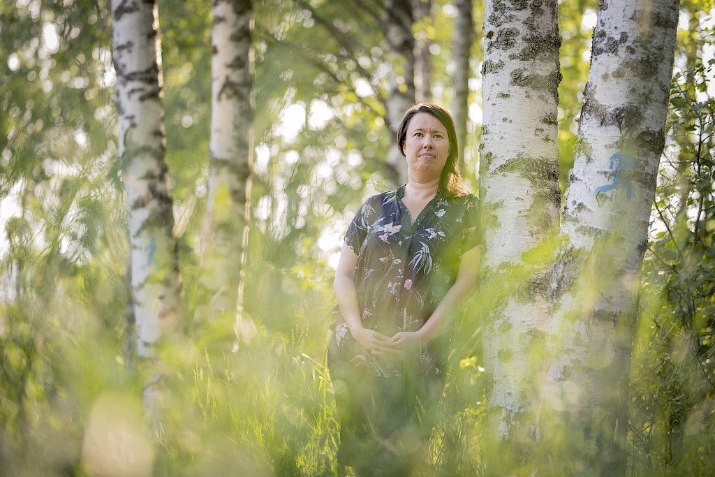 –­ Saan aina oman lääkärini kiinni Tyksissä ja pääsen vastaanotolle sovitusti, Nina Teerimäki mainitsee.