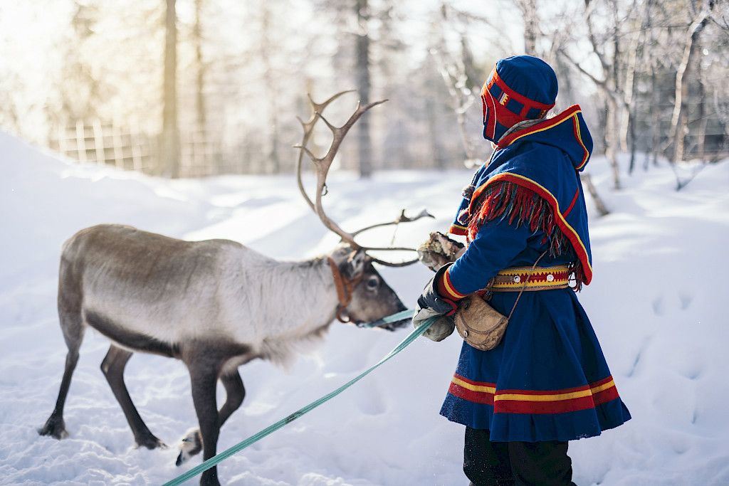 Saamelaiset eivät istu päivittäin niin paljon kuin muu väestö.