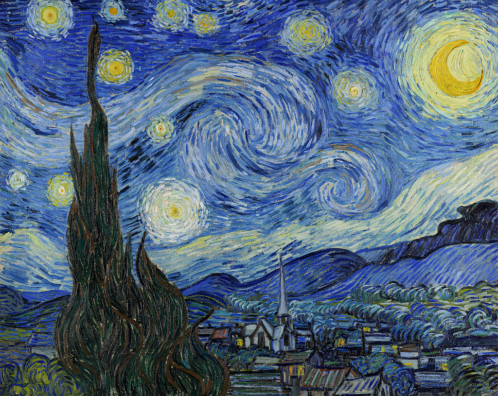 Vincent van Goghin on epäilty kärsineen glaukoomasta. Kuvassa Tähtikirkas yö vuodelta 1889.