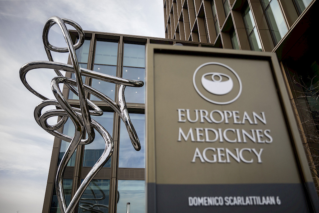 Euroopan lääkeviraston päärakennus Amsterdamissa.