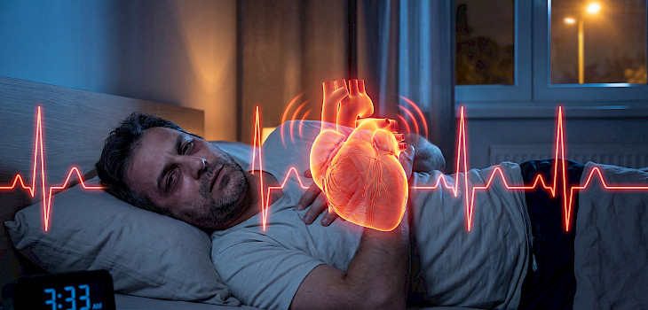 Sydän hakkaa levossa, mutta syy ei välttämättä ole sydämessä